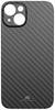 hama 00220271 Cover "Ultra Thin Iced" für Apple iPhone 14, Schwarz/Carbon
