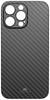 hama 00220277 Cover "Ultra Thin Iced" für Apple iPhone 14 Pro Max, Schwarz/Carbon