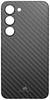 hama 00220382 Cover "Ultra Thin Iced" für Samsung Galaxy S23, Schwarz/Flex Carbon