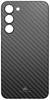 hama 00220399 Cover "Ultra Thin Iced" für Samsung Galaxy S23+, Schwarz/Flex Carbon