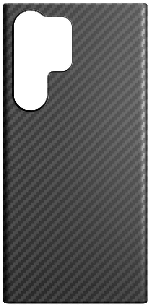 BLACK ROCK Carbon Ultra Cover Samsung Galaxy S23 Ultra Schwarz