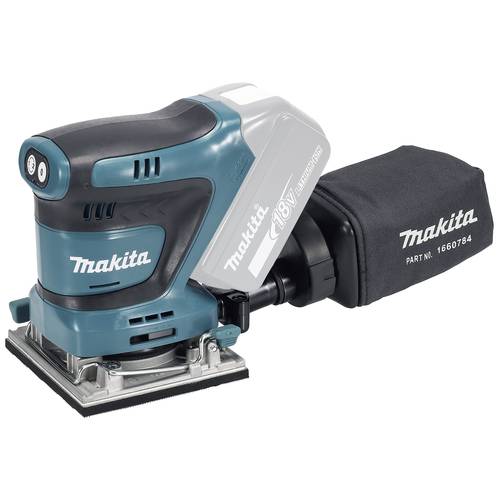 Makita DBO484Z Akku-Schwingschleifer ohne Akku 18 V 102 x 112 mm Anzahl mitgelieferte Akkus 0
