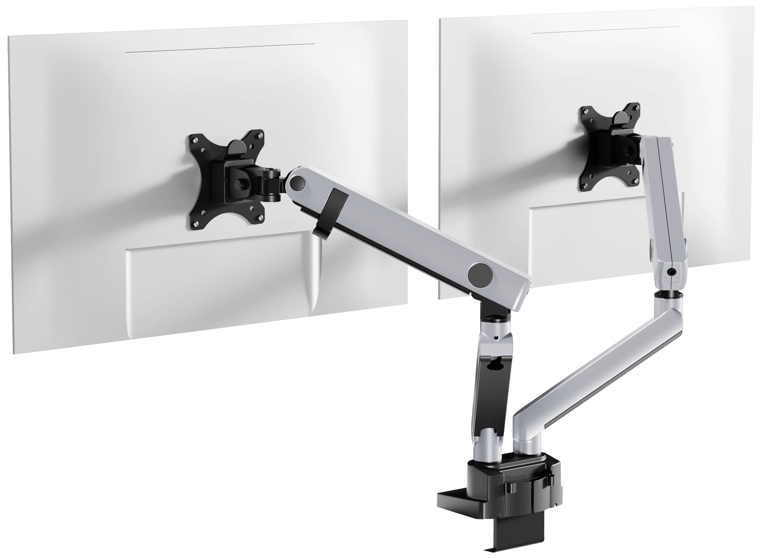 Durable SELECT PLUS Monitor-Tischhalterung 2 Display(s) 81,3 cm (32") Silber Drehbar, Höhenverstellbar, Neigbar, Schwenk-5