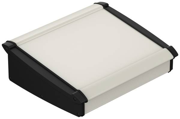 Bopla ALU-Topline ATPH-IP 2385-0250 SET Pult-Gehäuse (L x B x H) 232.60 x 250 x 86.20 mm Aluminium, ABS Natur, Schwarz (RAL 9005) 1 St.