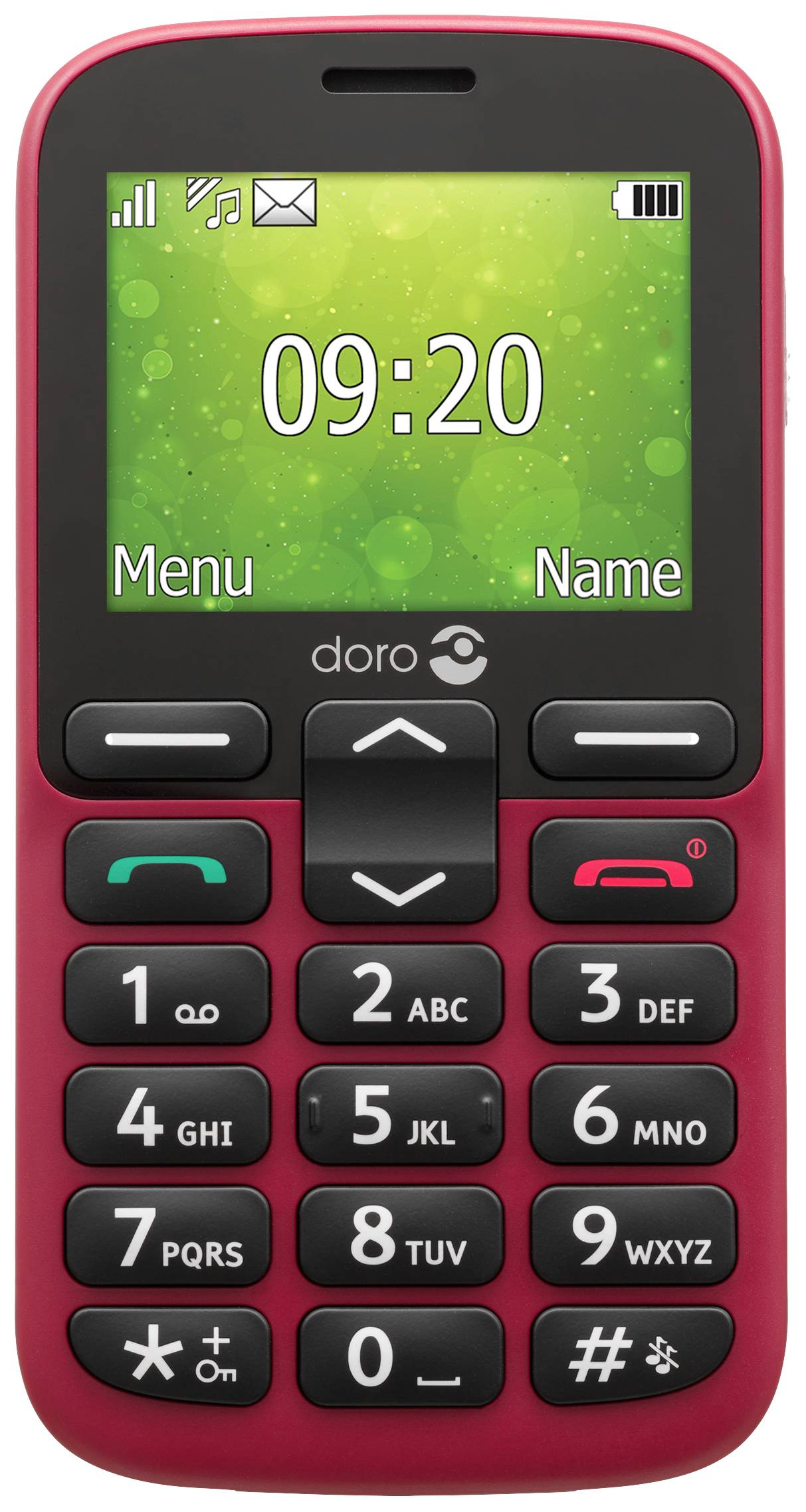 DORO 1380 Dual-SIM-Handy Rot (380507)