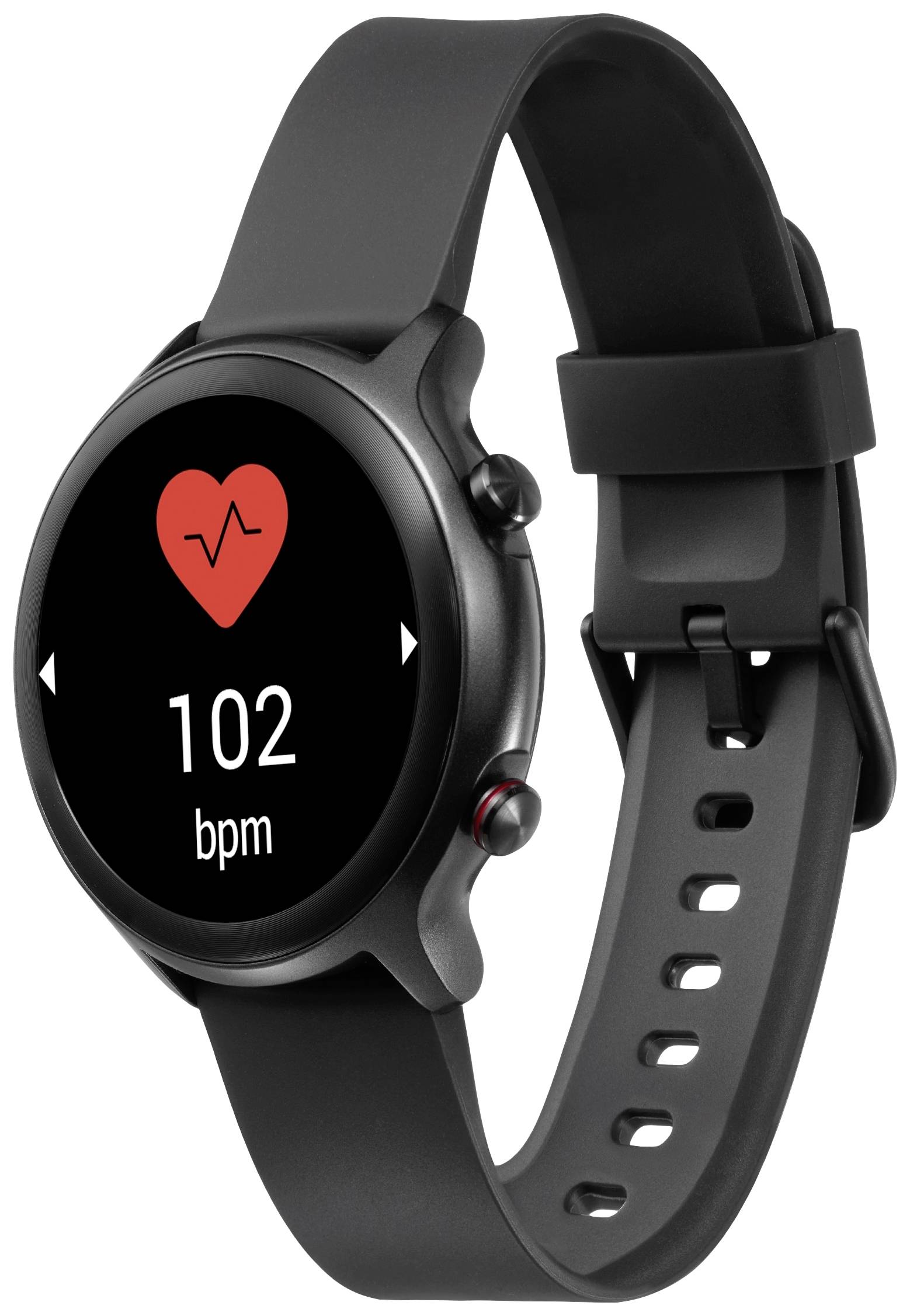 DORO Watch schwarz Smartwatch mit 1,28\" (3,25 cm) Touchscreen, einfache Navigation, leicht zu lesen,