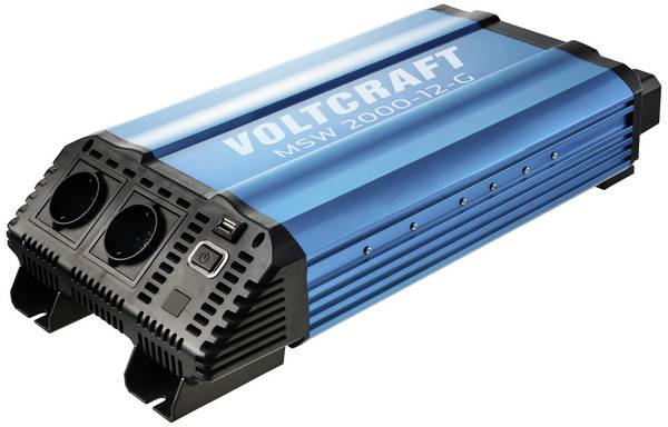 VOLTCRAFT Wechselrichter MSW 2000-12-G 2000 W 12 V/DC - 230 V/AC modifizierte Sinuswelle