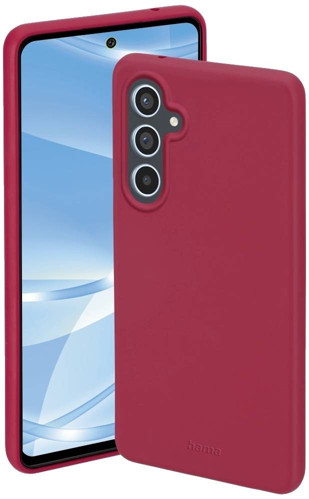 HAMA Cover Finest Feel für Samsung Galaxy A54 5G, rot