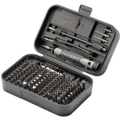 TOOLCRAFT TO-8391705 Bit-Set 130teilig Kreuzschlitz Phillips, Kreuzschlitz Pozidriv, Außen-Sechskant, Tri-Wing, Innen-Vi-0