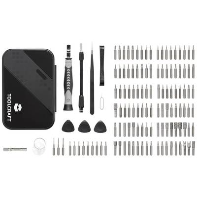 TOOLCRAFT TO-8391705 Bit-Set 130teilig Kreuzschlitz Phillips, Kreuzschlitz Pozidriv, Außen-Sechskant, Tri-Wing, Innen-Vi-2