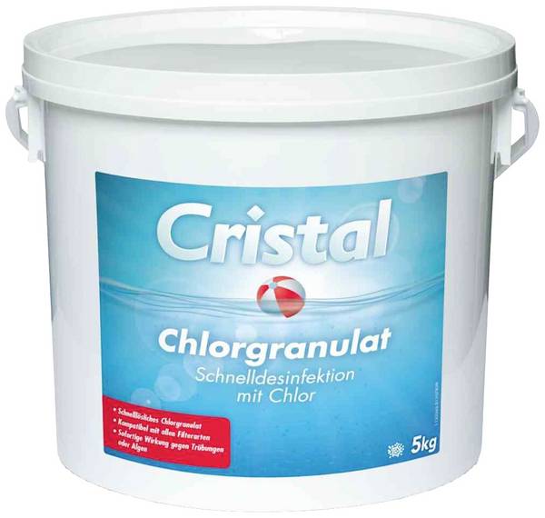 Cristal 1133262 Chlorgranulat 5 kg Eimer Aktivsauerstoff-Granulat 1 St.