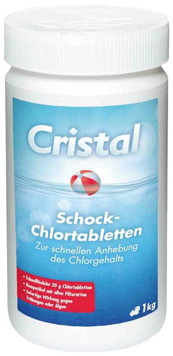 Cristal 1131503 Schockchlortabletten 20 g, 1 kg Dose Schock-Chlortabletten 1 St.