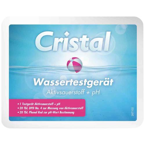 Cristal 287102 Wassertestgerät Sauerstoff /pH 1 St.