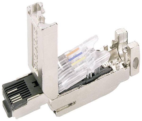 Siemens 6GK1901-1BB10-2AA0 IE FC RJ45 Plug 180, RJ45 Steckverbinder mit FC Anschlusst., 180 Grad, 1 St. 6GK19011BB102AA0 Mehrfarbig 1 St.