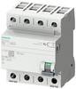 Siemens 5SV33444KK14 5SV3344-4KK14 Fehlerstrom-Schutzschalter B+ 4polig 40 A 0.03 A