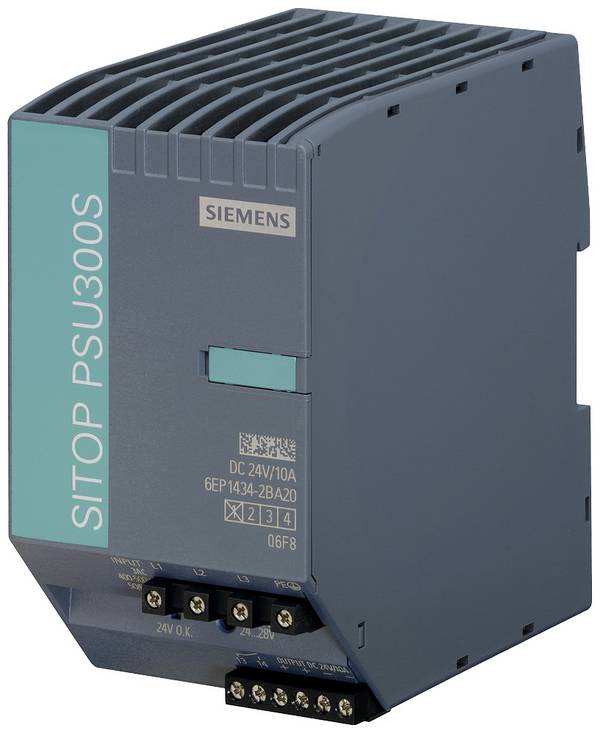 Siemens 6EP14342BA20 Hutschienen-Netzteil (DIN-Rail) 24 V/DC 10 A Inhalt 1 St.