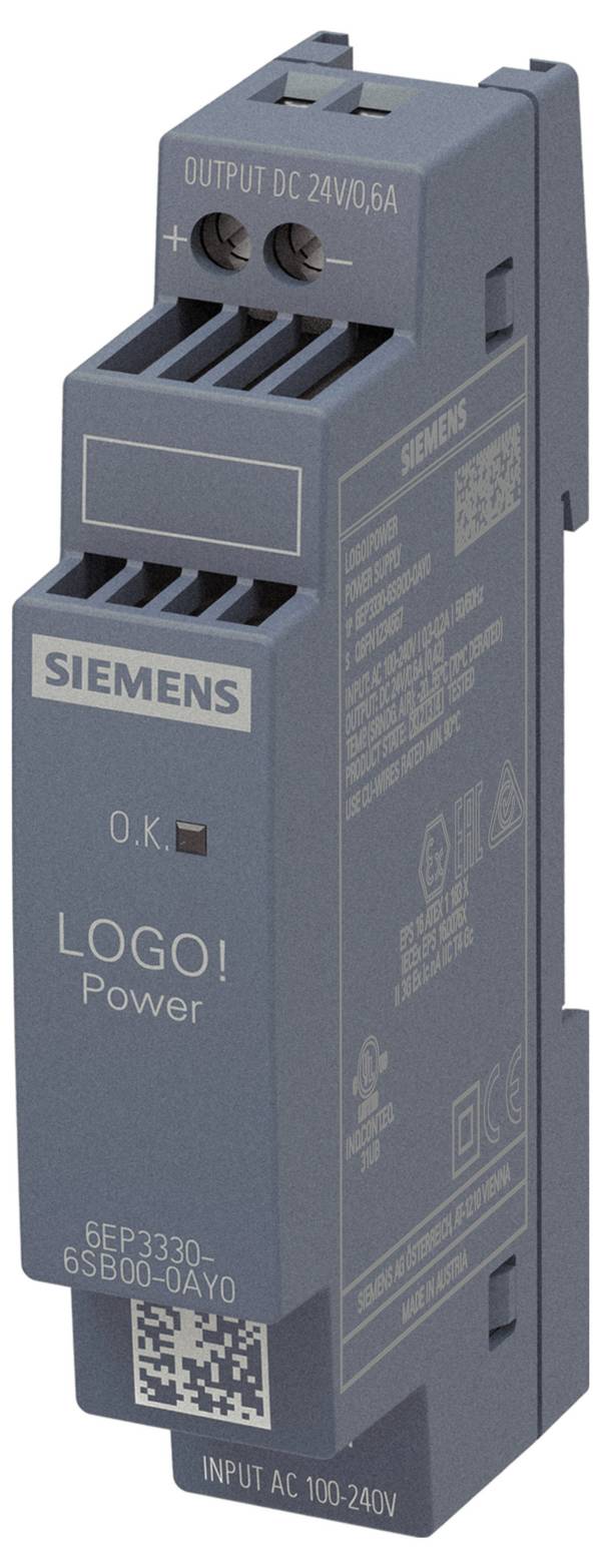 Siemens 6EP3330-6SB00-0AY0 Hutschienen-Netzteil (DIN-Rail) 24 V 0.6 A 14.4 W Anzahl Ausgänge:1 x Inhalt 1 St.