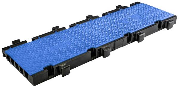 Defender MIDI 5 2D BLU - Midi 5 2D Modulsystem für Rollstuhlrampe - Mittelteil blauer Deckel