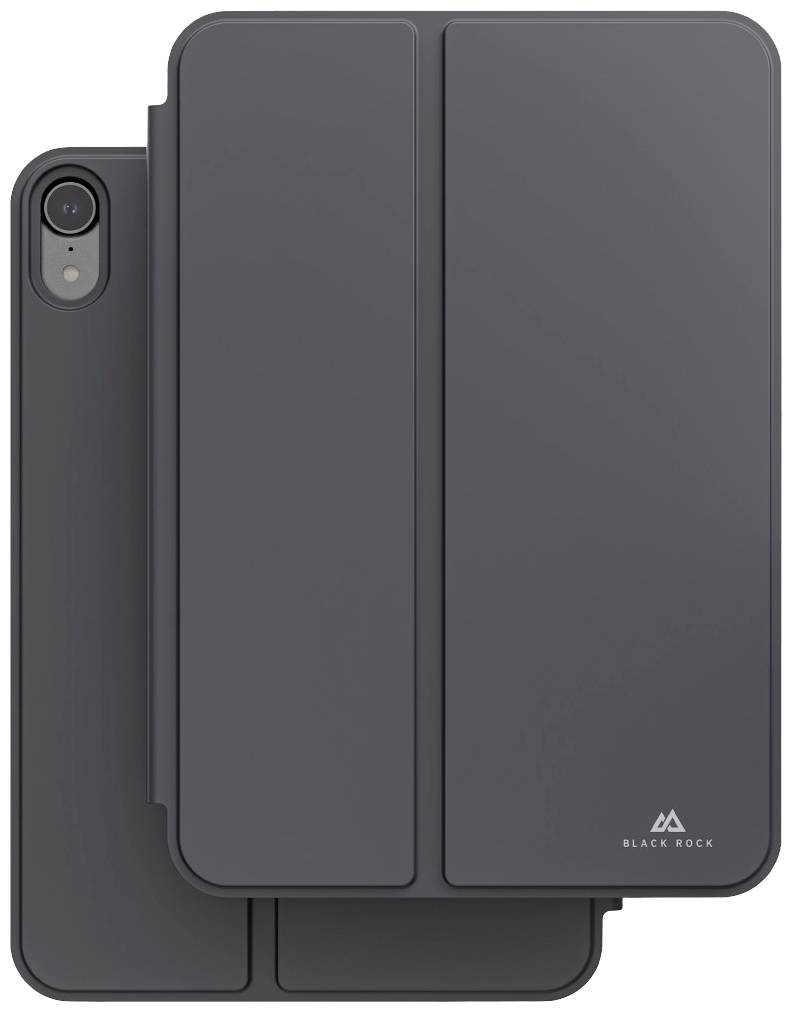 Black Rock Magnetische Hülle für iPad Mini 6 (2021) – Stoßfestes Smart Cover, Schwarz-1