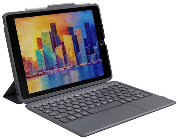 ZAGG ProKeys with Trackpad Tablet-Tastatur mit Hülle Passend für Marke (Tablet): Apple iPad 10.2 (2019), iPad 10.2 (2020)