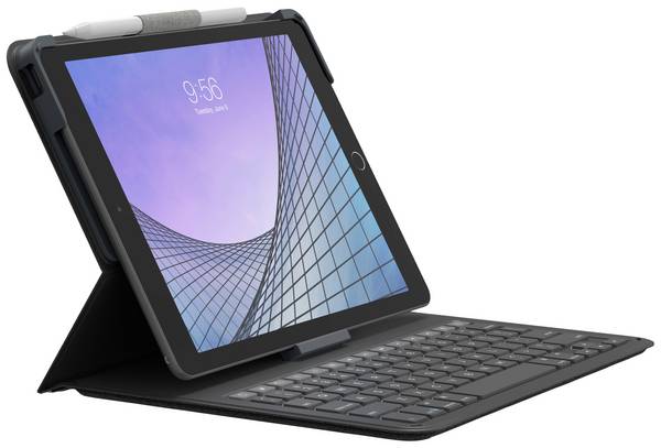 ZAGG Messenger Folio 2 Tablet-Tastatur mit Hülle Passend für Marke (Tablet): Apple iPad 10.2 (2019), iPad 10.2 (2020), iPad Air 10.5, iPad Air (3. Generation)