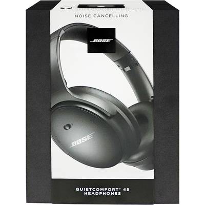 Bose QuietComfort 45  Over Ear Kopfhörer Bluetooth®  Schwarz Noise Cancelling 