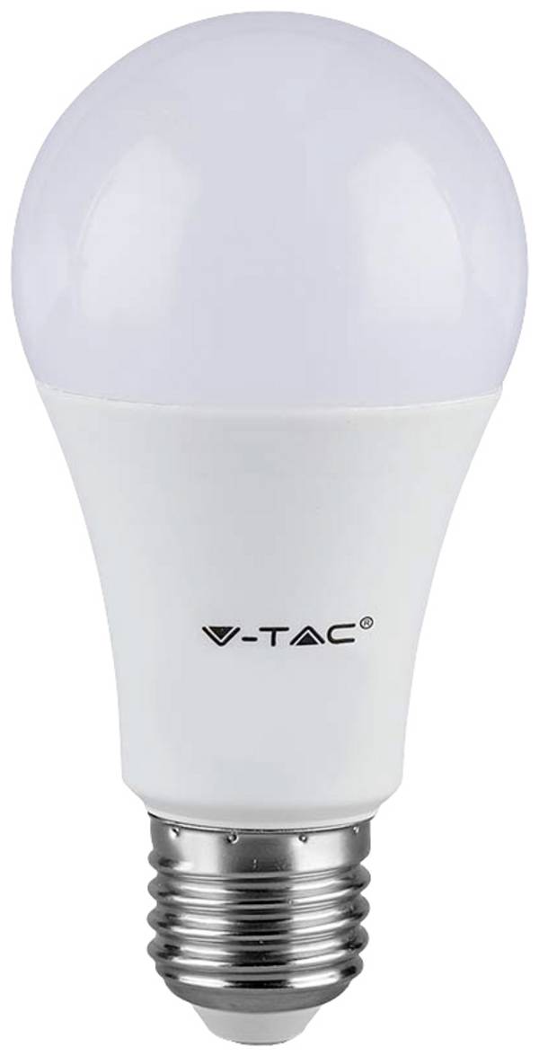 V-TAC 217261 LED EEK F (A - G) E27 Glühlampenform 8.50 W = 60 W Tageslichtweiß (Ø x H) 60 mm x 108 mm nicht dimmbar 1 St.