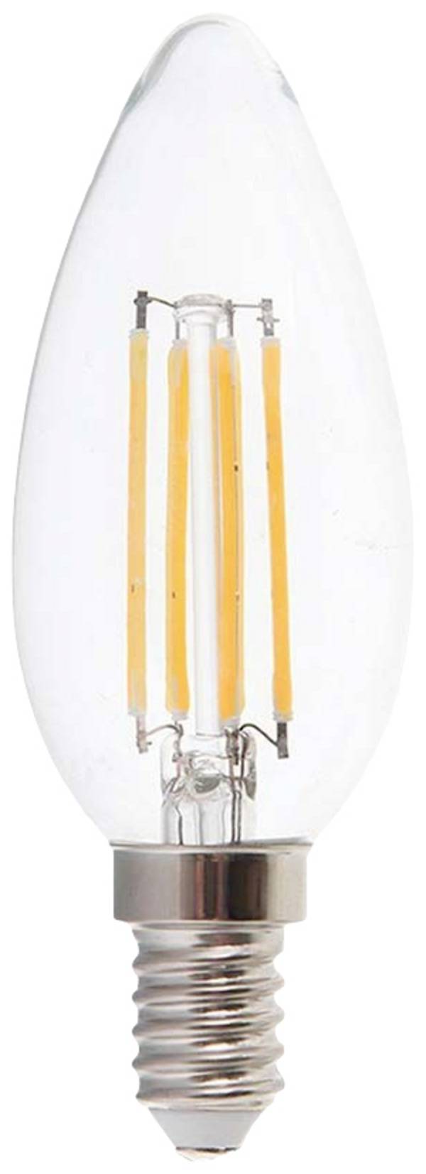 V-TAC 217423 LED EEK F (A - G) E14 Kerzenform 6.00 W = 45 W Warmweiß (Ø x H) 35 mm x 98 mm nicht dimmbar 1 St.
