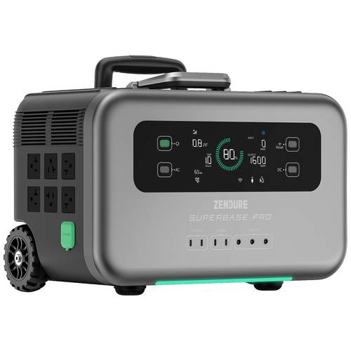 Zendure SuperBase 1500M Powerstation 30 Ah SuperCharge LiFePO 4 ohne Laderegler