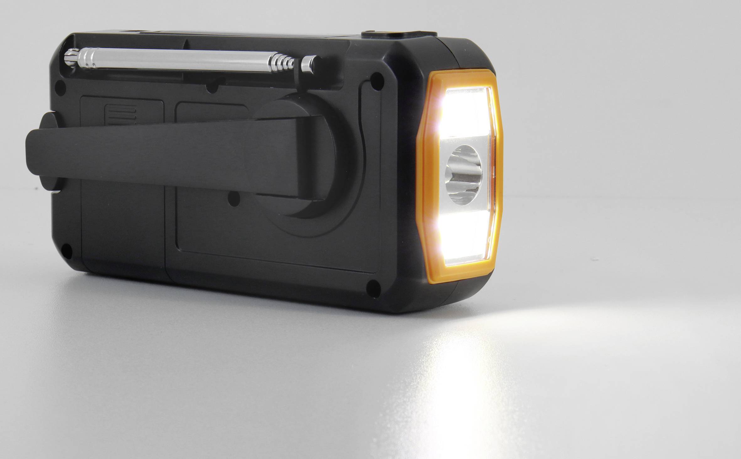 Notfallradio mit 400 Lumen Taschenlampe