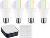 Paulmann 50124+50134+50135 LED EEK F (A - G) E27 9 W Warmweiß (Ø x H) 60 mm x 118 mm app-gesteuert 1 Set