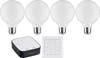 Paulmann 50396+50134+50135 LED EEK E (A - G) E27 Globeform 7 W (Ø x H) 95 mm x 134 mm app-gesteuert 1 Set
