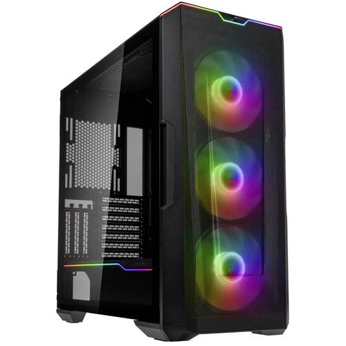 Phanteks PHANTEKS Eclipse G500A D-RGB Midi-Tower, Tempered Glass - schwarz Midi-Tower Gehäuse, Gaming-Gehäuse Schwarz