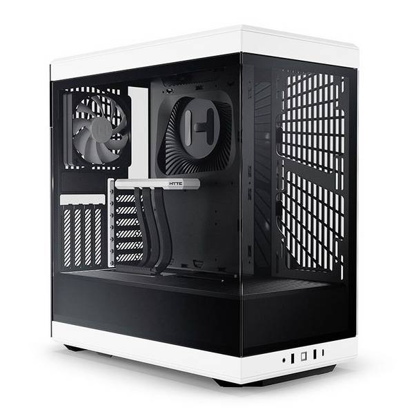 HYTE Hyte Y40 Midi Tower, Tempered Glass - schwarz/weiß Midi-Tower Gehäuse, Gaming-Gehäuse  Weiß