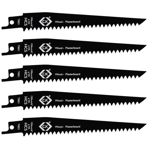 Thumbnail - C.K T0821 Säbelsägeblätter 6 tpi, 5er Pack Sägeblatt-Länge 150 mm 5 St.