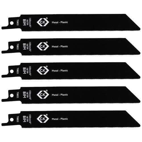 Thumbnail - C.K T0822 Säbelsägeblätter 18 tpi, 5er Pack Sägeblatt-Länge 150 mm 5 St.