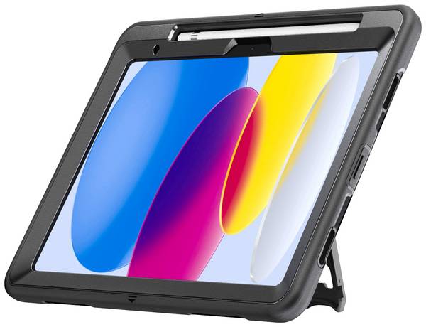 4Smarts Grip Tablet-Cover Apple iPad 10.9" (Gen.10, 2022) 27,7 cm (10,9") Back Cover Schwarz