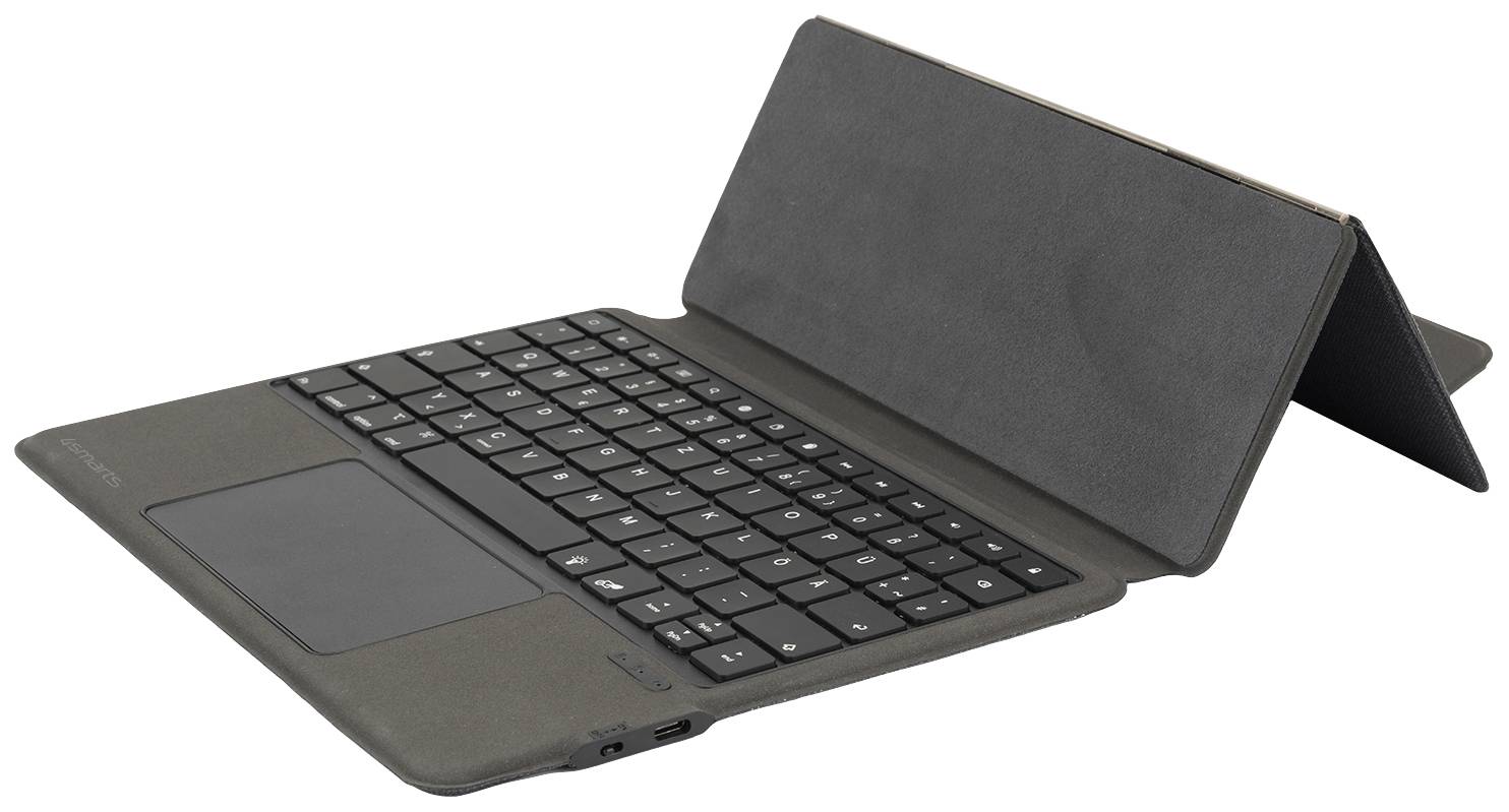 4SMARTS Tastatur Case 2in1 Solid Pro QWERTZ für Apple iPad 10.9 schwarz