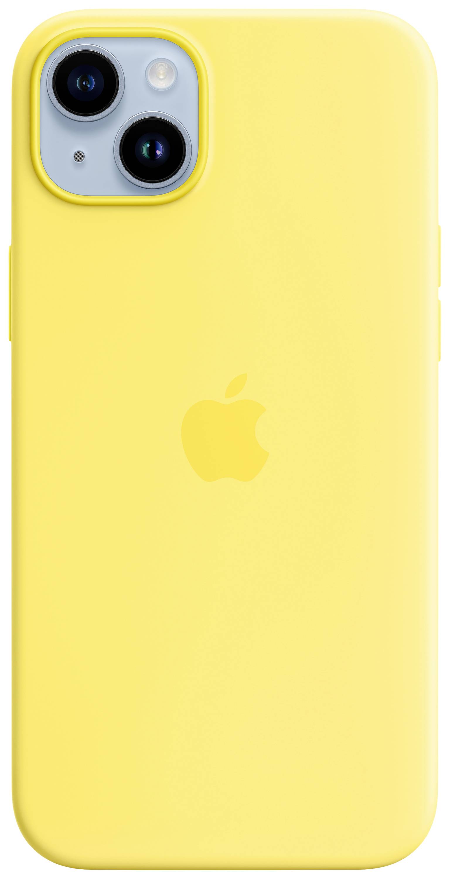 APPLE Silikon Case iPhone 14 Plus mit MagSafe kanariengelb