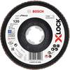 Bosch Accessories Fächerschleifscheibe Durchmesser 125 mm Bohrungs-Ø 22.23 mm Körnung (num) 120 Stahl, Edelstahl 10 St.