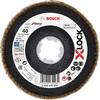 Bosch Accessories Fächerschleifscheibe Durchmesser 115 mm Bohrungs-Ø 22.23 mm Körnung (num) 40 Stahl, Edelstahl 10 St.