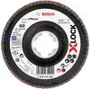 Bosch Accessories Fächerschleifscheibe Durchmesser 115 mm Bohrungs-Ø 22.23 mm Körnung (num) 60 Stahl, Edelstahl 10 St.
