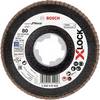 Bosch Accessories Fächerschleifscheibe Durchmesser 115 mm Bohrungs-Ø 22.23 mm Körnung (num) 80 Stahl, Edelstahl 10 St.
