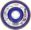 Bosch Accessories Fächerschleifscheibe Durchmesser 115 mm Bohrungs-Ø 22.23 mm Körnung (num) 60 Stahl, Edelstahl 10 St.