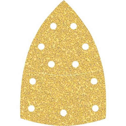 Thumbnail - Bosch Accessories 2608901676 Schleifpapier für Multischleifer Körnung (num) 40 (L x B) 102 mm x 93 mm 10 St.