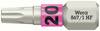 Wera 05066142001 867/1 Torx-Bit Antrieb: 1/4" (6.3 mm) Abtrieb: TORX TX 20 25 mm