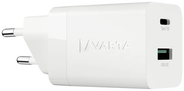 Varta Speed Charger 38 W USB Ladegerät 38 W 1x USB-A, 1x USB-C®  Mehrfarbig Innenbereich