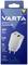 'Ladegerät mit 38W Gesamtleistung, GaN-Technologie, 1x USB Typ C, 1x USB A. Varta Speed Charger Verpackung in Blau.'
