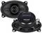 Ovale Autolautsprecher mit schwarzem Gehäuse, Marke 'Crunch Definition', Modell 'DSX462', max. 140 Watt, 4 Ohm Impedanz.