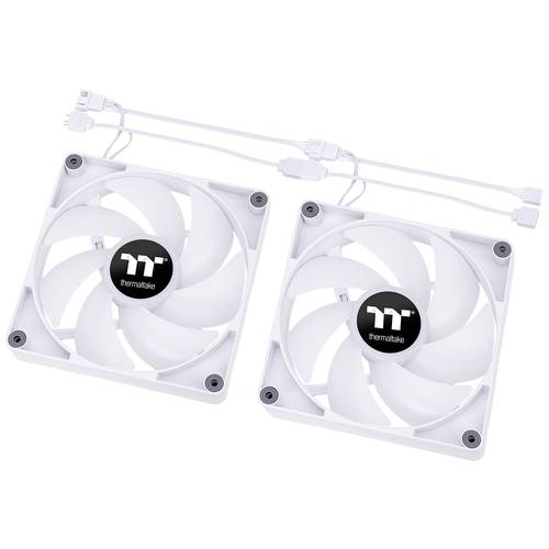 Thermaltake CL-F153-PL12SW-A PC-Gehäuse-Lüfter Weiß, Transparent, RGB (B x H x T) 120 x 120 x 25 mm